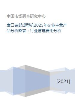鹰口端部成型机2025年企业主营产品分析图表 行业管理费用分析